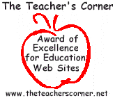 Teacher's Corner Award of Excellence